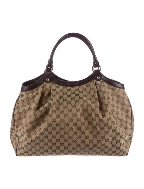 gucci sukey large leather tote|Gucci Tote Bags for Women .